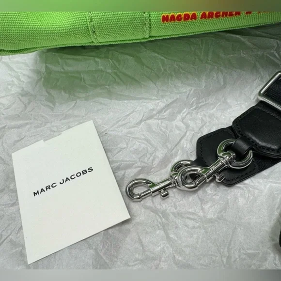 *FINAL PRICE DROP* Marc Jacobs X Magda Archer The Tote Bag Bright Green RARE